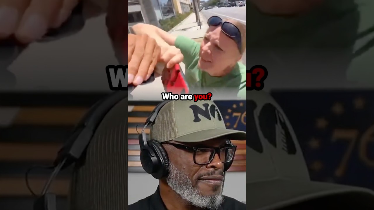 Indoctrinated Lady HISSES at ICE Agent 🤦🏿‍♂️