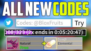 ⚠️ALL NEW⚠️ BLOX FRUITS CODES 2023 - CODES FOR BLOX FRUITS - BLOX FRUITS