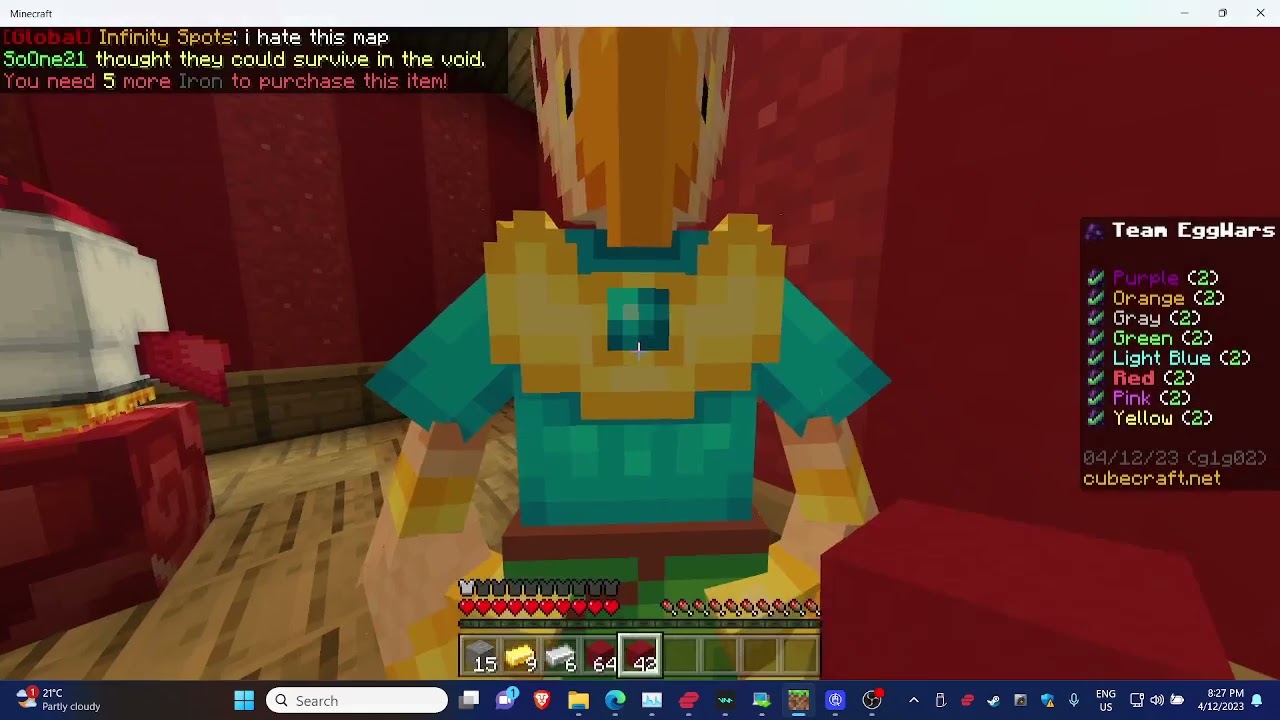 Trolling in eggwars...