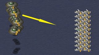 Sea Scorpions vs Disks - Same Cost - Red Alert 2