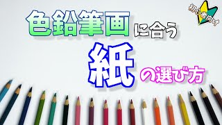 色鉛筆画に合う紙の選び方【初心者必見】
