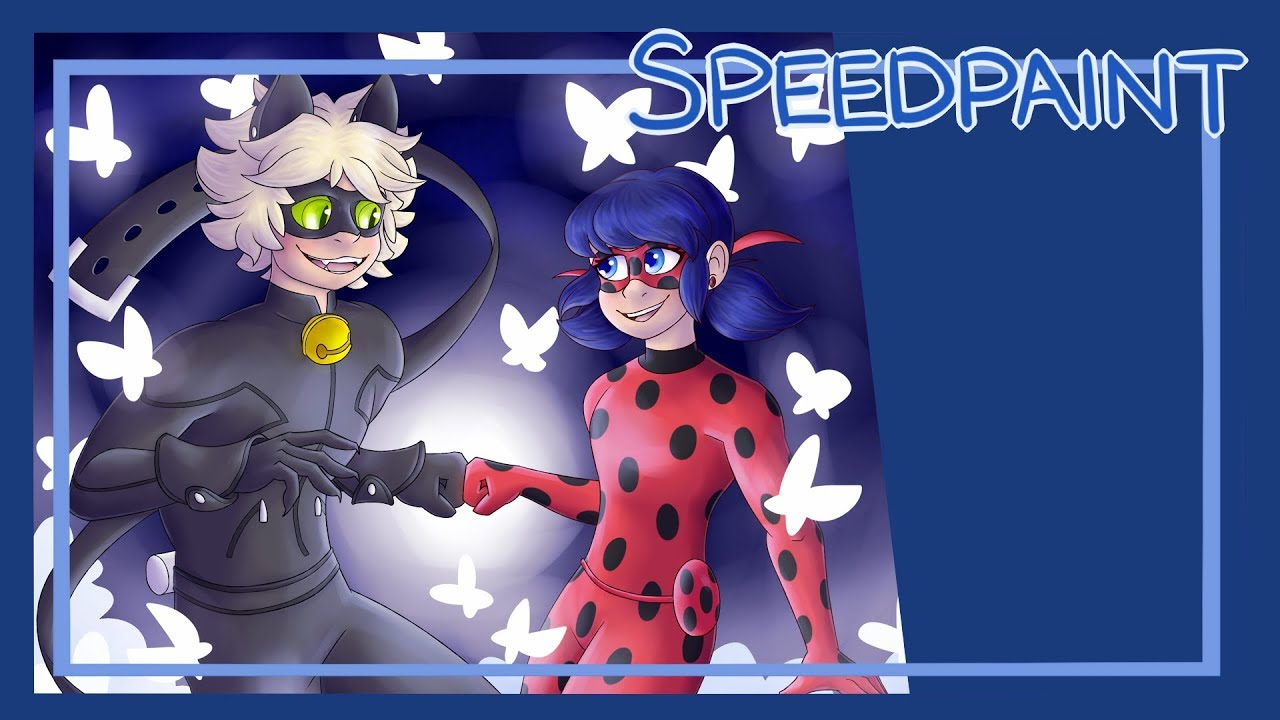 MLB: Ladybug and Catnoir | Speedpaint - YouTube