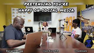 Pretending To Be Happy On Social Media