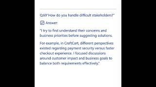 How Do You Handle Difficult Stakeholders? {BA INTERVIEW 69}