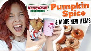 FALL Fast Food Items YOU NEED TO TRY BEFORE IT'S TOO LATE! Pumpkin Spice Taste Test 2022