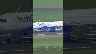 Indigo landing at Delhi international airport #infiniteflightpro