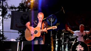 Eddie Moneys Lead Guitarist Tommy Girvin In Dundalk, Maryland On Acoustic Guitar