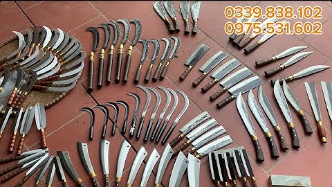 Trọn bộ dao bếp thép nhíp dẻo nga thép trắng Nhật ❤️♥️❤️