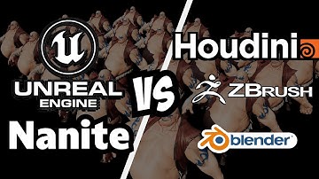 Intro to Unreal Engine 5 Nanite: Better than Houdini, Blender, zBrush?