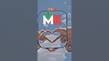 MK Name Ka Love❤❤ Status // Whatsapp 🥰 status #status #love #letters #subscribe #love_status #like