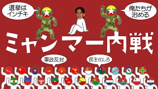 ミャンマー内戦についてわかりやすく解説します