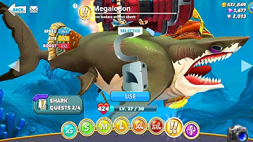 Hungry Shark World - Megalodom THE MEG Unlocked Bigger, Stronger & Faster - Android Gameplay
