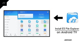 How to Install ES File Explorer on Android TV | ES File Manager | Andro Radar