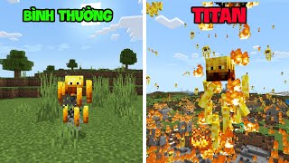 10 Sinh Vật Và HÌNH DẠNG TITAN (Khổng Lồ) Của Chúng Trong Minecraft