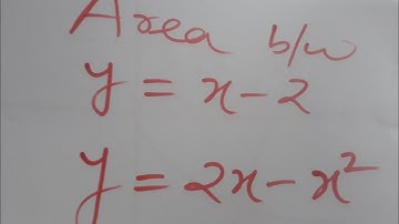 area between y=x_2  and y=2x _ x^2  area of bounded region class12 maths by faculty of kota