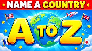 Name a COUNTRY from A to Z | Country Alphabet Quiz | Geography quiz 2026