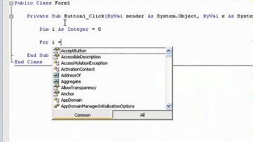 VB NET Tutorial 15   For Loop Visual Basic 2008 2010