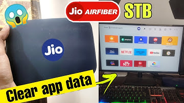 Jio set top box app data clear process | How to clear app data in jio set top box