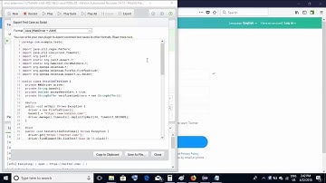 How to Record and Playback scripts in Selenium without using Selenium IDE