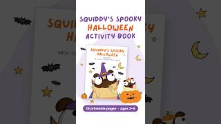 Squiddy's Halloween Activity Book 🎃 Printable Preschool Worksheets