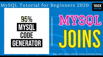 MySQL JOINS Tutorial | MySQL JOINS with exemples| MySQL JOINS