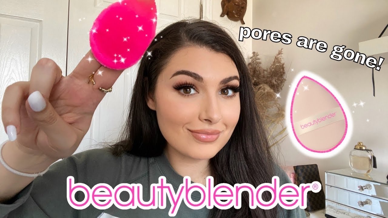 MY PORES DISAPPEARED?! Beauty Blender Power Pocket Puff First