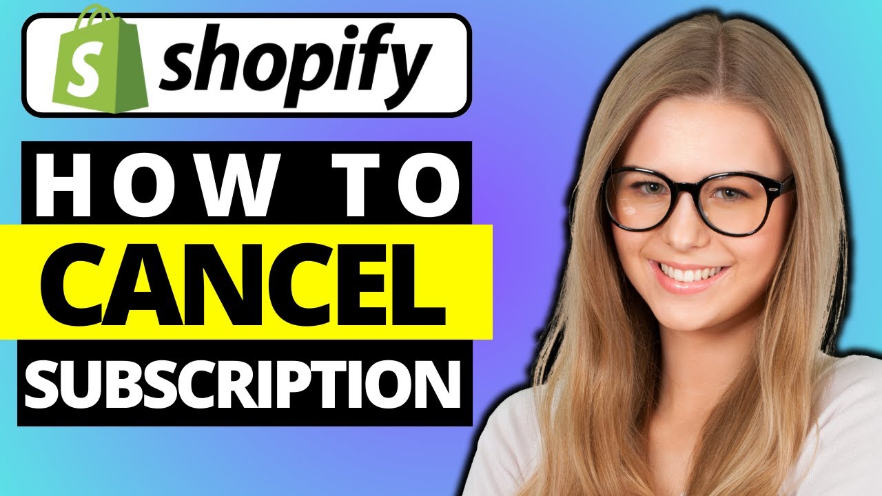 How To Cancel Shopify Subscription & Close Store - YouTube