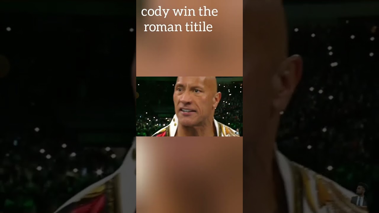 Kodi roast vs Roman Reigns win the title coding The Undertaker and the rock and John Cena😍😍😰😰