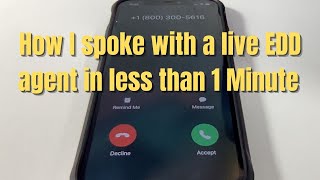 California EDD | How I spoke with a live EDD agent in less than a minute screenshot 3