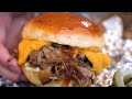 脳が破壊されかねないチーズバーガー〜Pulled Pork Burger〜