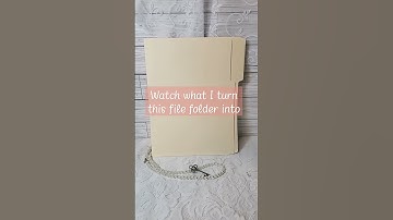 Look what I turn this file folder into! Learn how to make junk journals! #junkjournal #handmade