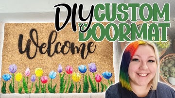 DIY Custom Coir Doormat | Cricut Optional 💚
