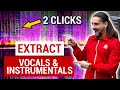 Separate the vocals and instrumental out of any song without leaving your daw