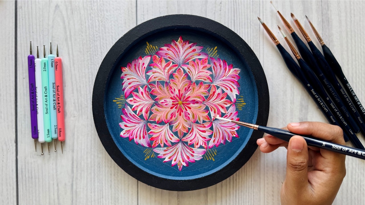 Unleash Pink Mandala Magic: One Stroke Secrets!