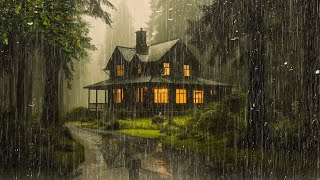 HEAVY RAIN on Tin Roof to Sleep | Rain Sounds for Sleeping - for Insomnia, Study, Relax, ASMR