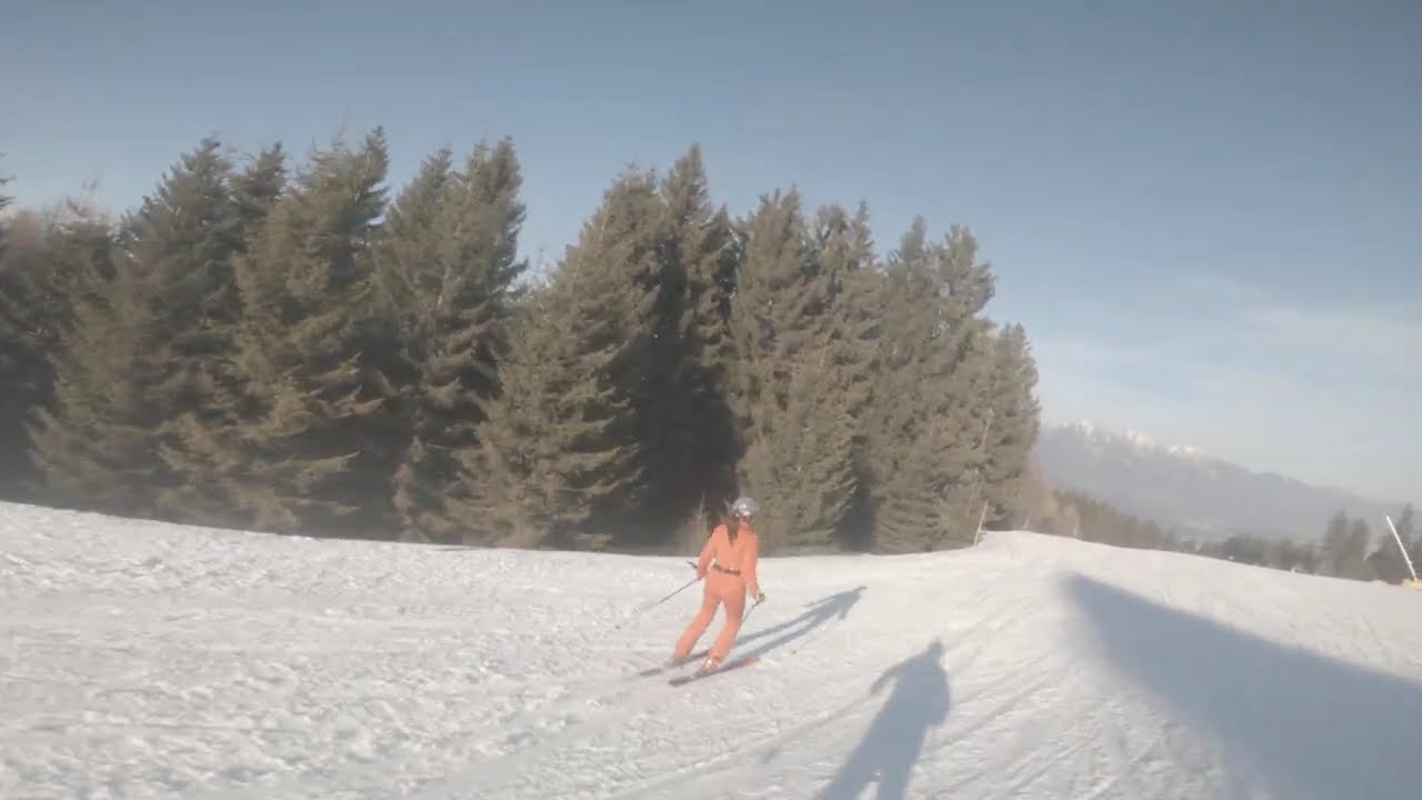 Sergiu auf der Skipiste,Nassfeld,Ende Februar 2026
