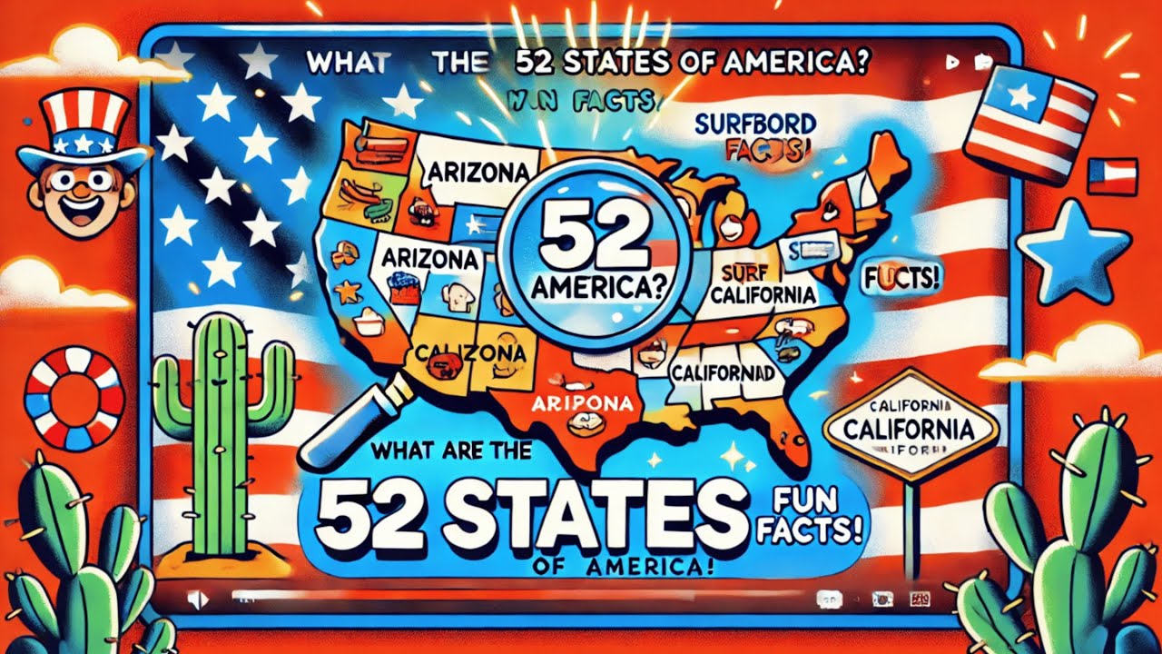 What Are The 52 States Of America Fun Facts Geography YouTube what-are-the-52-states-of-america-fun-facts-geography-youtube