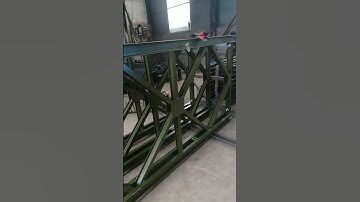 Prefabricated Steel Bridge Systems - Assembly of Steel Bailey Bridge Vertical Bars