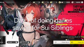 Arknights: Endfield || Day 1 doing dailies saving for Sui Siblings