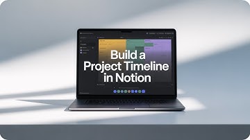 How to Build a Project Timeline in Notion (A Visual Engaging System)