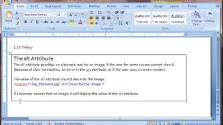 2.14 HTML Image Tag - alt Attribute