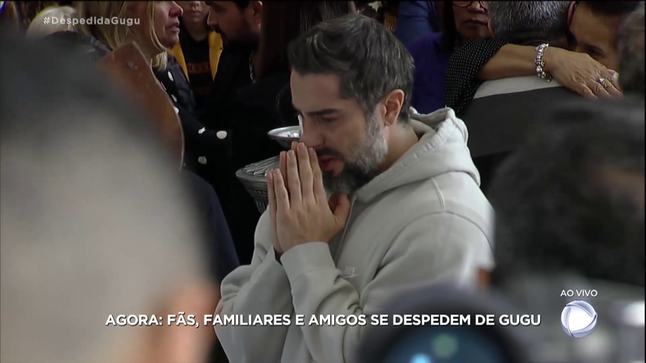 Marcos Mion chora ao se despedir de Gugu