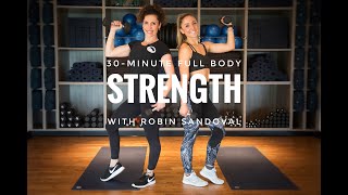 Iconix fitness virtual classes presents a 30-minute full body strength
class with robin sandoval.
