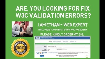 Fix W3C Validation Errors | Instant W3C Support
