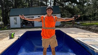 Fastest Pool Ever Built? Pool Vlog #2