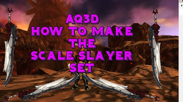 AQ3D-How to make the scale slayer set!