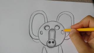 How to draw Elly - Piggy Roblox