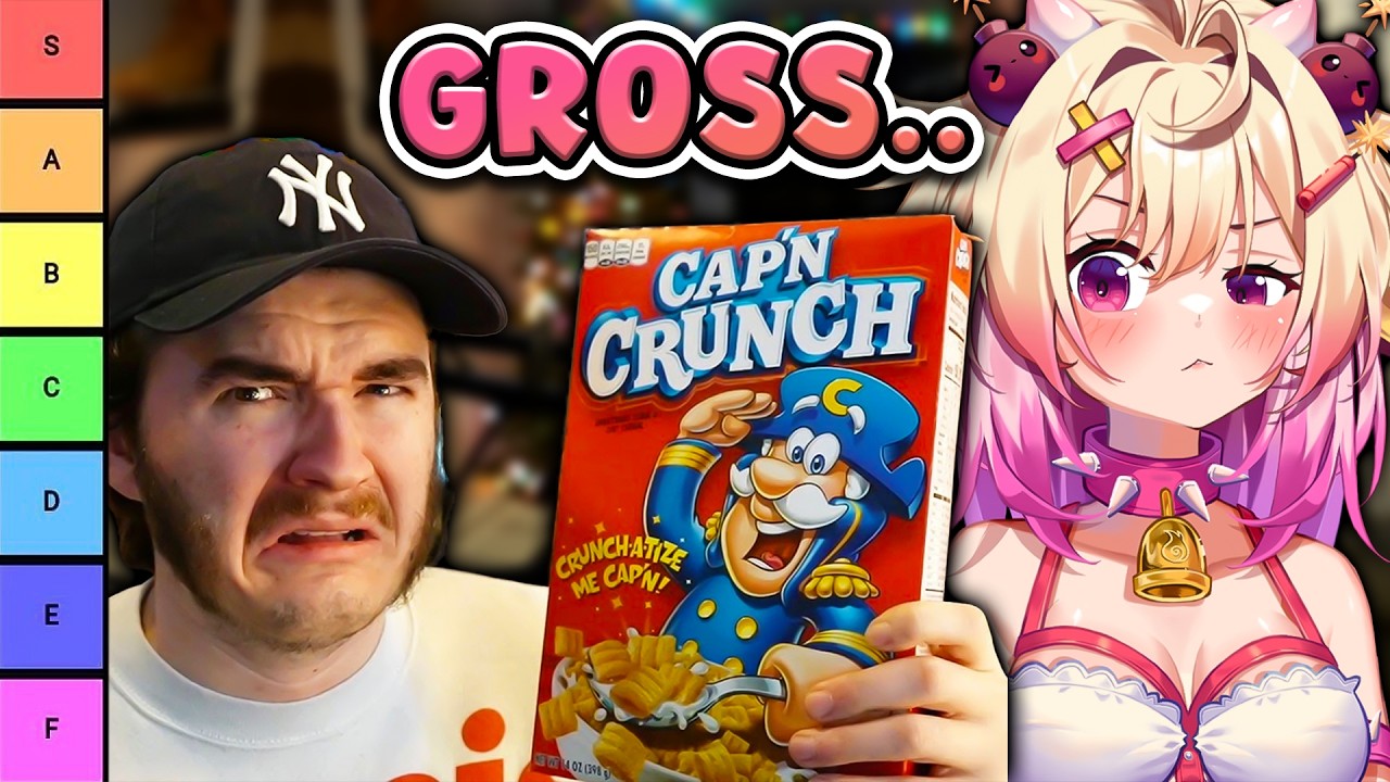 Cow VTuber Cereal Opinions || Schlatt's Cereal Tier List Reaction