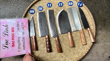 14/09/2023: Dao bếp cơ bản. Các mẫu dao cực sắc bén | Hotline 0981.583.598
