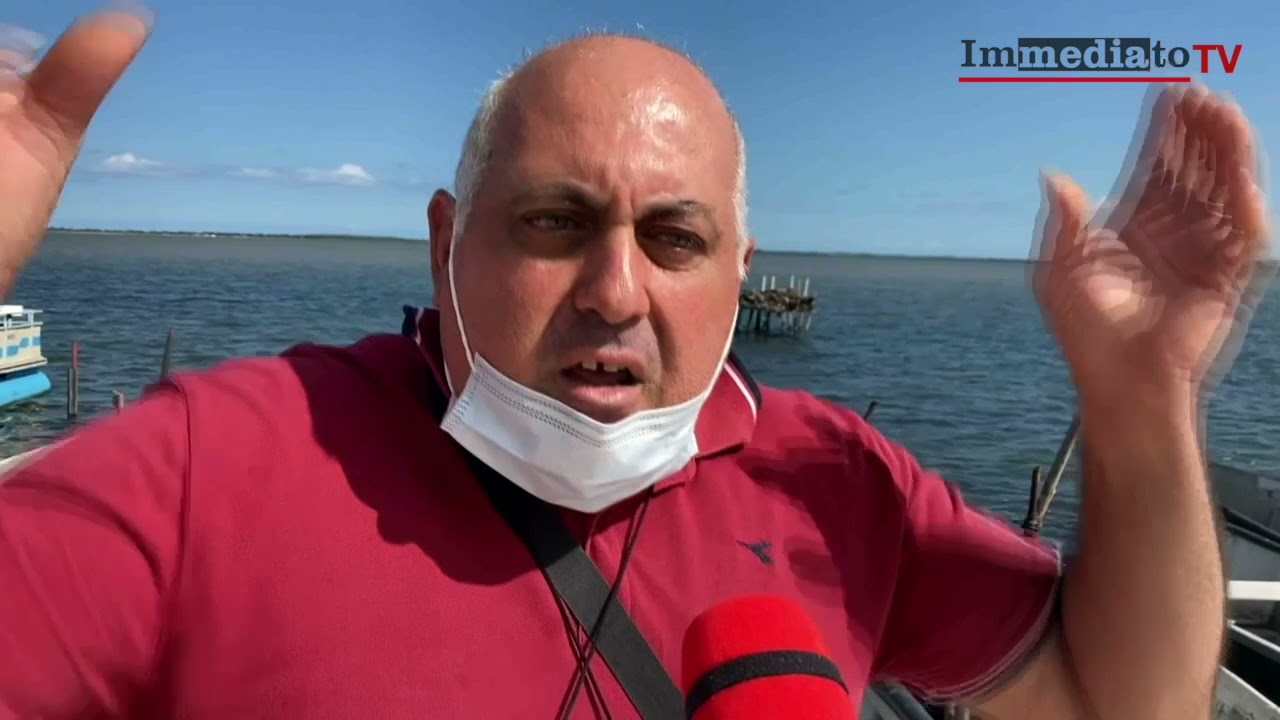 PESCATORI IN PROTESTA A LESINA, 